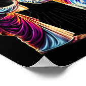 Funny Rizz He Is Rizzin Jesus High Five Easter Bun ポスター (角)