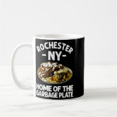 Funny Rochester Ny Garbage Plate Gift Cool New Yor コーヒーマグカップ (左)