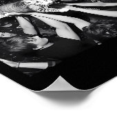 Funny Rock Show Cat Meme Cute Tabby Kitten Crowd S ポスター (角)