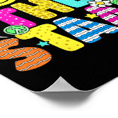 Funny Rock The Staar Testing Day Teacher Kids Moti ポスター (角)