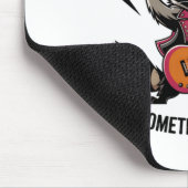 Funny Rocking Racoon マウスパッド (コーナー)