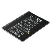 Funny Roller Derby Gifts Skater Skating Women Girl ノートブック (左側)