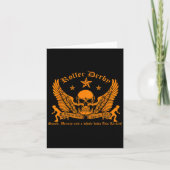 Funny Roller Derby Lover Quotes Gift, Live To Jam  カード (正面)