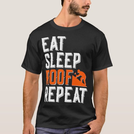 Funny Roofing Contractor House Roof Mechanic  Tシャツ (正面)