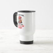 Funny Rooster Coworker Mug | I May Look Calm トラベルマグ (正面左)