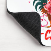 Funny Rooster F-caw-f Valentines Day Chicken Fcawf マウスパッド (コーナー)