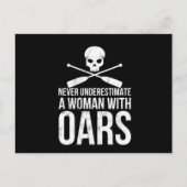 Funny Rowing Canoeing Gift Kayak Rafting ポストカード (正面)