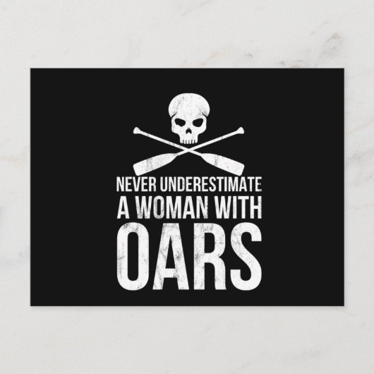 Funny Rowing Canoeing Gift Kayak Rafting ポストカード (正面)