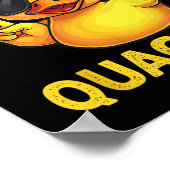 Funny Rubber Duck Release The Quackin!  ポスター (角)