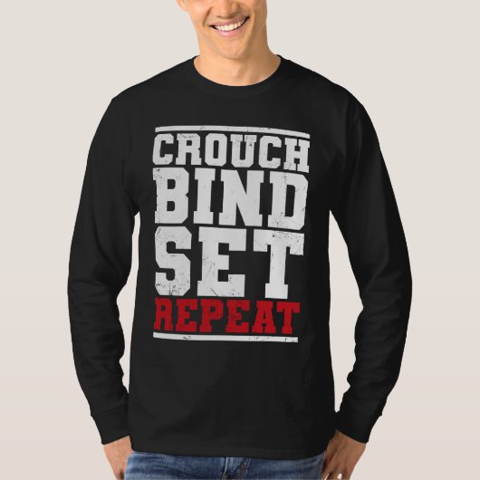 Funny Rugby Quote  Play Rugby  Rugby Fan  Crouch B Tシャツ (正面)