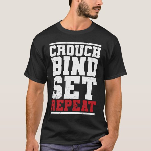Funny Rugby Quote  Play Rugby  Rugby Fan  Crouch B Tシャツ (正面)