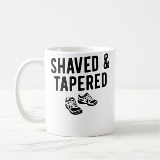 Funny Running Shaved Tapered Distance Runner コーヒーマグカップ