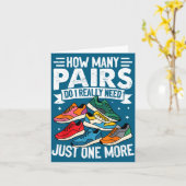 Funny Running Shirt For Men Women Runner Marathon  カード (黄色い花)