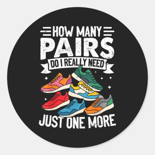 Funny Running Shirt For Men Women Runner Marathon  ラウンドシール (正面)