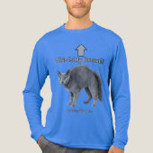 Funny Russian Blue Cat – This Is My Human トライブレンドＴシャツ (正面)