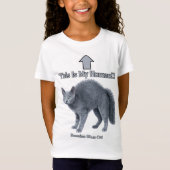 Funny Russian Blue Cat – This Is My Human Tシャツ (正面)