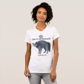 Funny Russian Blue Cat – This Is My Human Tシャツ (正面フル)