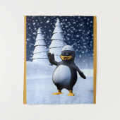 Funny Sailor Penguin タペストリー (正面)