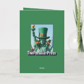 Funny Saint Patrick's Day Card カード (裏面)