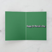 Funny Saint Patrick's Day Card カード (内部)
