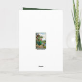 Funny Saint Patrick's Day Leprechaun カード (裏面)