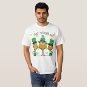 Funny Saint Patrick's Day T-Shirt Irish Shamrock Tシャツ (正面フル)