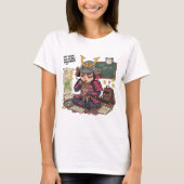 Funny Samurai Back to School T-Shirt Tシャツ (正面)