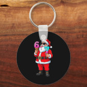 Funny Santa 67 Ice Cream Christmas Drip Xmas Teens キーホルダー (正面)