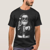 Funny Santa 6 7 Meme Design _ Christmas Math Humor Tシャツ (正面)