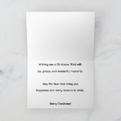 Funny Santa Christmas Card カード (内部)