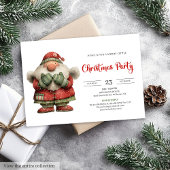 Funny Santa Claus Playful Editable Digital Party  招待状