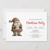 Funny Santa Claus Printable Kids Holiday Invite 招待状 (正面)