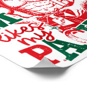 Funny Santa Claus Your Mom Like My Package Christm ポスター (角)