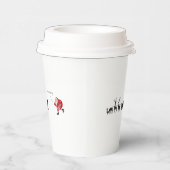 Funny santa 'I am coming' for sleigh 紙コップ (右)