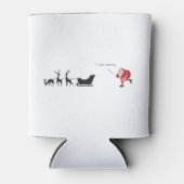 Funny santa 'I am coming' for sleigh 缶クーラー (正面)