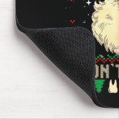 Funny Santa I Know You Didn't Floss Dentist Dental マウスパッド (コーナー)