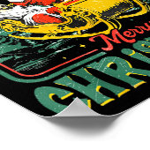 Funny Santa Jesus The Boys Are Back In Town Merry  ポスター (角)