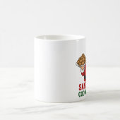 Funny Santa Mug – Santa’s Diet: Cookies & Cocoa コーヒーマグカップ (中央)