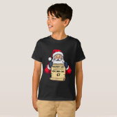 Funny Santa Naughty List Kids Who Say 67 Christmas Tシャツ (正面フル)