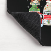 Funny Santa Profol Silent Night Icu Nurses Merry C マウスパッド (コーナー)