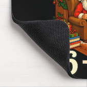 Funny Santa Reading 67 Meme Tee Christmas Teacher マウスパッド (コーナー)