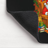 Funny Santa Reading 67 Meme Tee Christmas Teacher マウスパッド (コーナー)