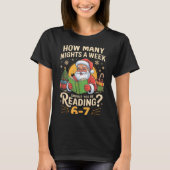 Funny Santa Reading 67 Meme Tee Christmas Teacher  Tシャツ (正面)