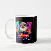 Funny Santa Says Six Seven 67 Meme Christmas Xmas コーヒーマグカップ (左)