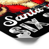 Funny Santa Says Six Seven Christmas 67 Meme Xmas  ポスター (角)