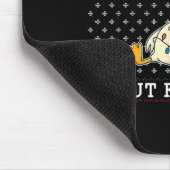 Funny Santa Silly Goose Overstimulated But Festive マウスパッド (コーナー)