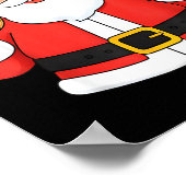 Funny Santa Six Seven 67 Ice Cream Drip Christmas  ポスター (角)