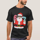 Funny Santa Six Seven 67 Ice Cream Drip Christmas  Tシャツ (正面)