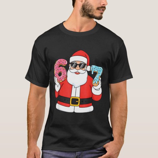 Funny Santa Six Seven 67 Ice Cream Drip Christmas  Tシャツ (正面)