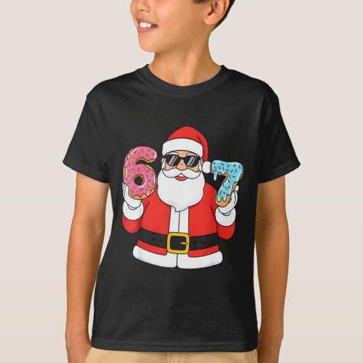Funny Santa Six Seven 67 Ice Cream Drip Christmas  Tシャツ (正面)